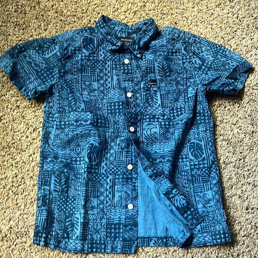 Boys Collared Dress Shirt, Size M